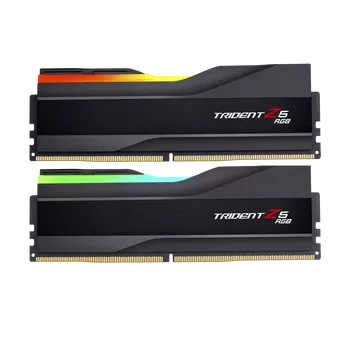 32GB (16GBx2) G.Skill Trident Z5 RGB Black DDR5 7200 MHz, СL34-45-45