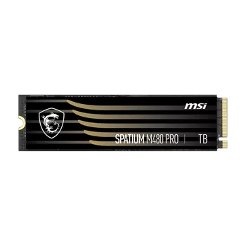 1TB / M.2 MSI Spatium M480 PRO Read: 7400MB/s; Write: 6000MB/s, TLC, DRAM