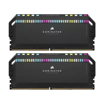 64GB (32GBx2) Corsair Dominator Platinum RGB Black DDR5 6000 MHz, СL30-36-36 64GB (32GBx2) Corsair Dominator Platinum RGB Black DDR5 6000 MHz, СL30-36-36