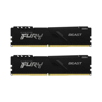 64GB (32GBx2) Kingston Fury Beast Black DDR4 2666 MHz, CL16-18-18