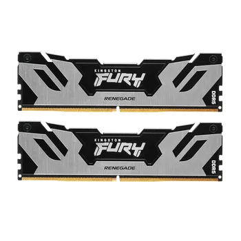 32GB (16GBx2) Kingston Fury Renegade Silver DDR5 6400 MHz, CL32-39-39 32GB (16GBx2) Kingston Fury Renegade Silver DDR5 6400 MHz, CL32-39-39