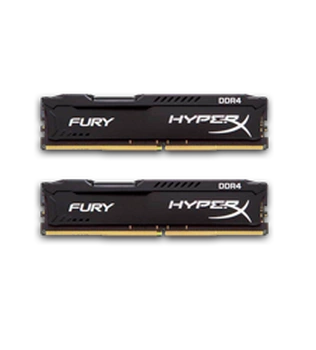 8GB (4GBx2) HyperX Fury Black DDR4 2666 MHz