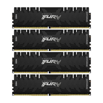 128GB (32GBx4) Kingston Fury Renegade Black DDR4 3200 MHz, CL16-19-19 128GB (32GBx4) Kingston Fury Renegade Black DDR4 3200 MHz, CL16-19-19