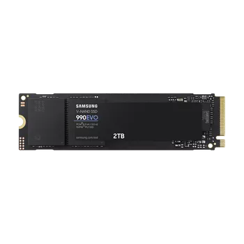 2TB / M.2 Samsung 990 EVO Зчитування: 5000MB/s; Запис: 4200MB/s, TLC